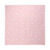 MUSLIN SWADDLE BLANKET 80/80 CM  ROSE  WITH STARS