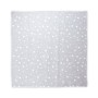 MUSLIN SWADDLE BLANKET 80/80 CM GREY WITH STARS