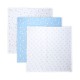 MUSLIN SWADDLE BLANKET 80/80 CM TRIO AQUATIC MIX MUSLIN SWADDLE BLANKET 80/80 CM TRIO AQUATIC MIX