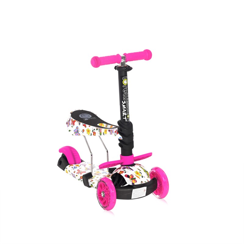 SCOOTER SMART PINK BUTTERFLY