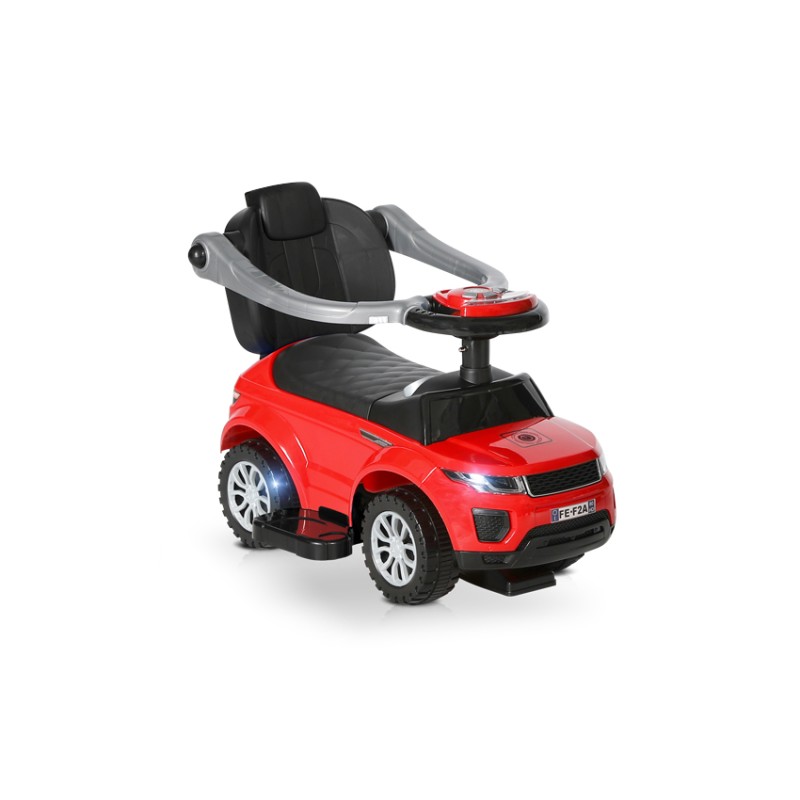 RIDE ON CAR OFF ROAD+HANDLE RED