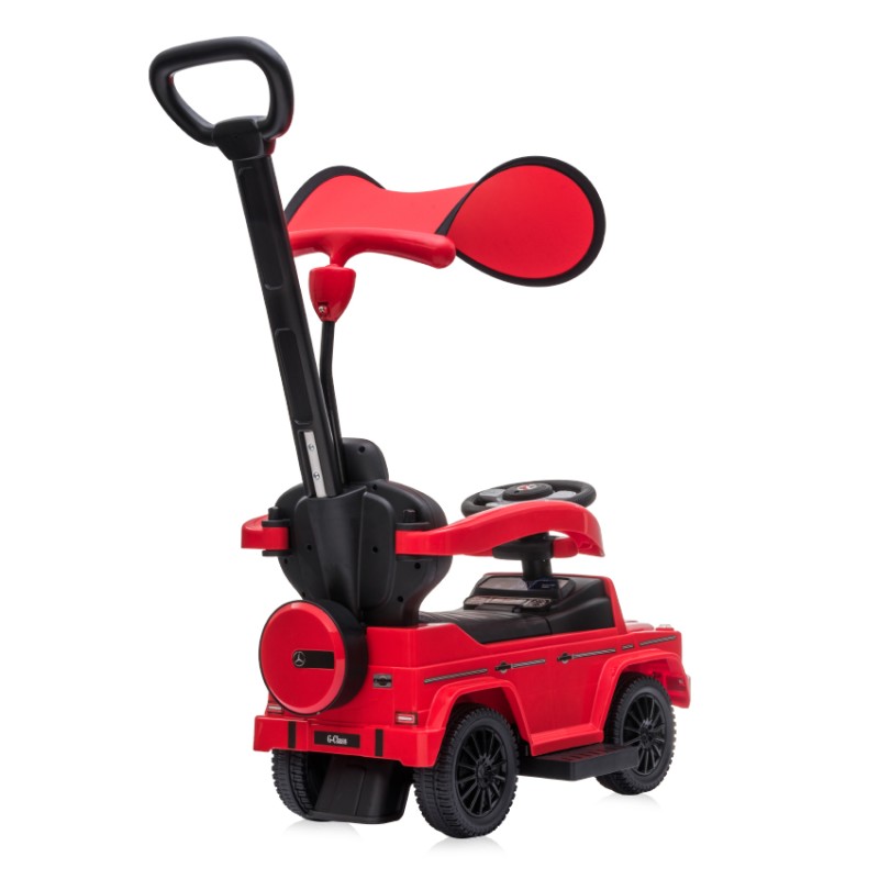RIDE ON CAR MERCEDES-G350D+HANDLE+CANOPY RED