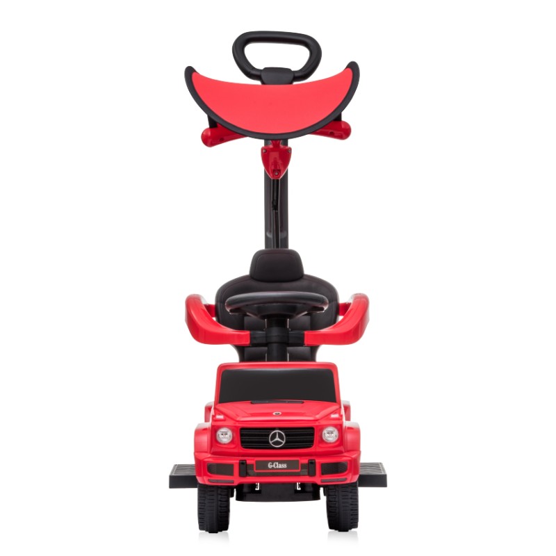 RIDE ON CAR MERCEDES-G350D+HANDLE+CANOPY RED