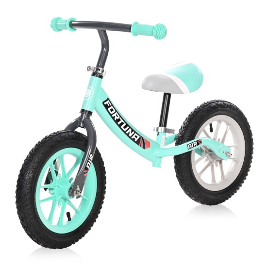 BALANCE BIKE FORTUNA AIR GLOWING RIMS GREY&GREEN