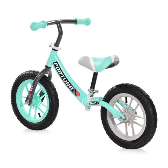 BALANCE BIKE FORTUNA AIR GLOWING RIMS GREY&GREEN
