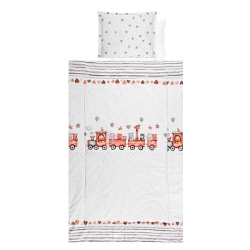 SET LORELLI - 4 PARTS RANFORCE TRAIN GREY