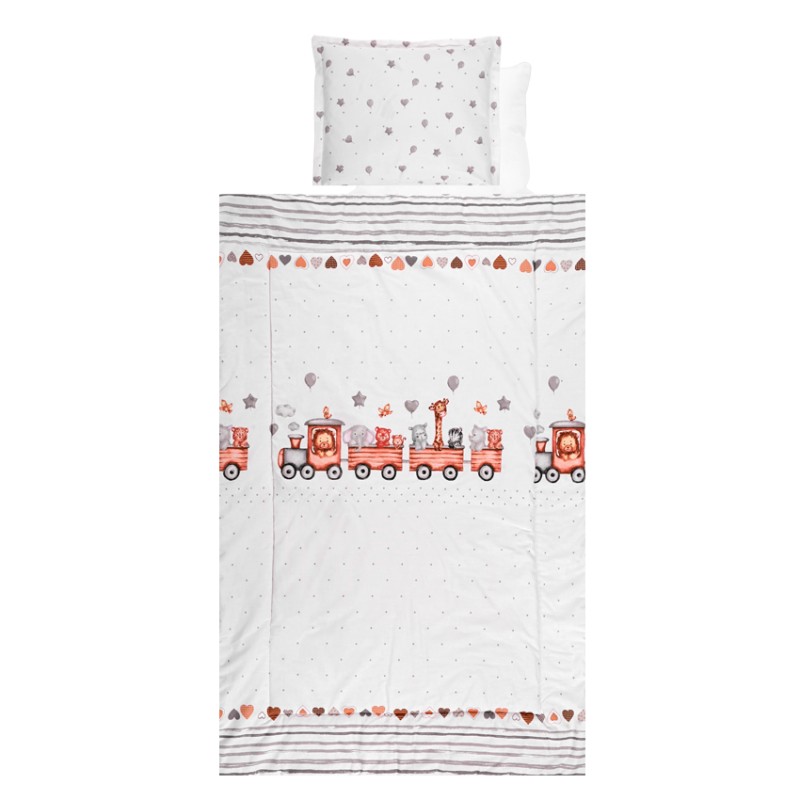 SET LORELLI - 4 PARTS RANFORCE TRAIN GREY