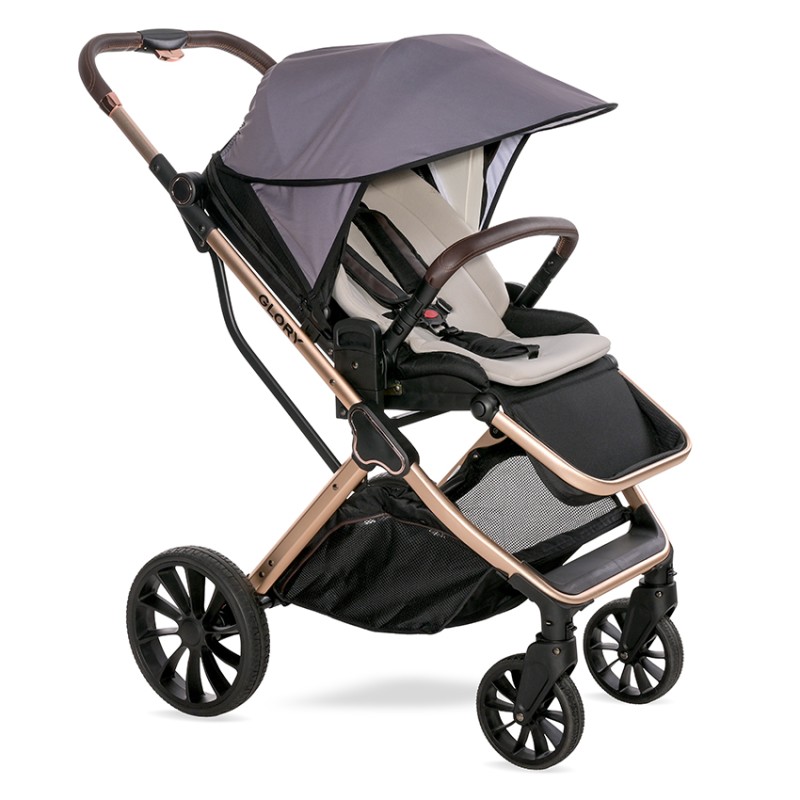 CANOPY FOR BABY STROLLER DARK GREY