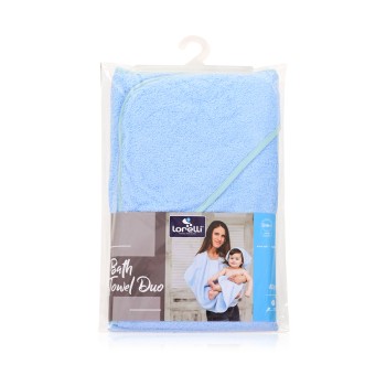 BATH TOWEL DUO 80/100 CM BLUE