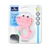 SILICONE TEETHER DINO LUCKY PINK