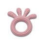 SILICONE TEETHER OCTOPUS NATURAL DEEP PINK
