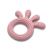 SILICONE TEETHER OCTOPUS NATURAL DEEP PINK