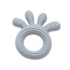 SILICONE TEETHER OCTOPUS NATURAL GREY