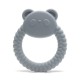 SILICONE TEETHER PANDA NATURAL GREY