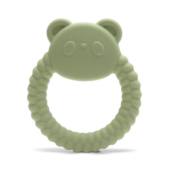 SILICONE TEETHER PANDA NATURAL FRESH GREEN SILICONE TEETHER PANDA NATURAL FRESH GREEN