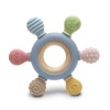 SILICONE + BEECH TEETHER RUDDER NATURAL GREY