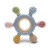 SILICONE + BEECH TEETHER RUDDER NATURAL GREY