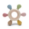 SILICONE + BEECH TEETHER RUDDER NATURAL BEIGE
