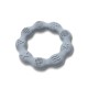 SILICONE TEETHER RING NATURAL GREY
