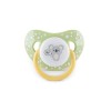 PACIFIER WITH COVER 2PCS. 6M+ YELLOW/GREEN