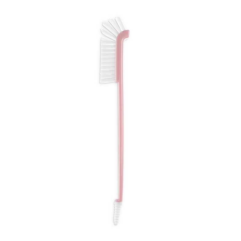 BOTTLE AND NIPPLE CLEANING BRUSH SHELL PINK