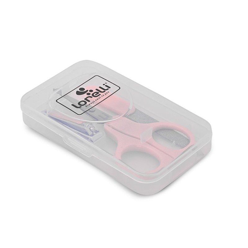MANICURE SET IN CASE PINK
