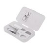 MANICURE SET IN CASE WHITE
