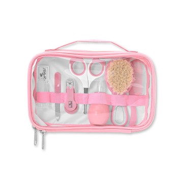 HYGIENE SET WITH TRAVEL CASE DELUXE BLUSH PINK