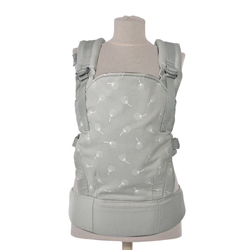 BABY ERGONOMIC BACKPACK/CARRIER WALLY GREY FLORAL