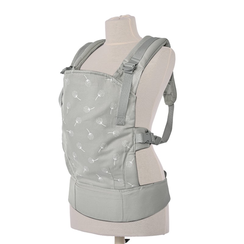 BABY ERGONOMIC BACKPACK/CARRIER WALLY GREY FLORAL
