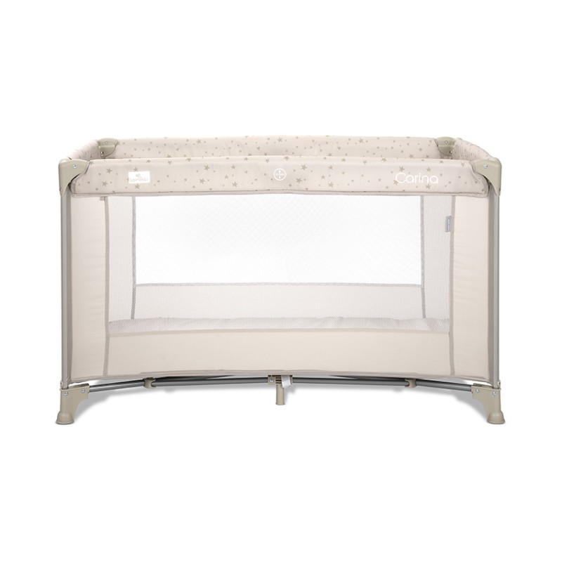 BABY COT CARINA 1 LAYER BEIGE STARS