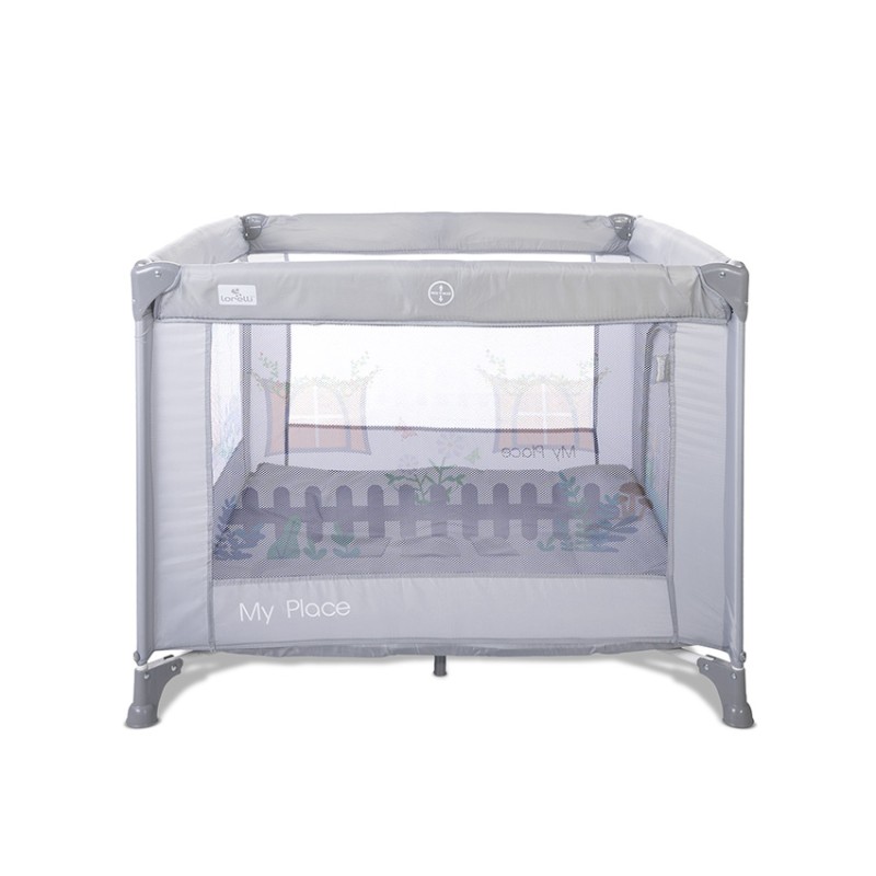 PLAYPEN MY PLACE WITH ROOF GREY