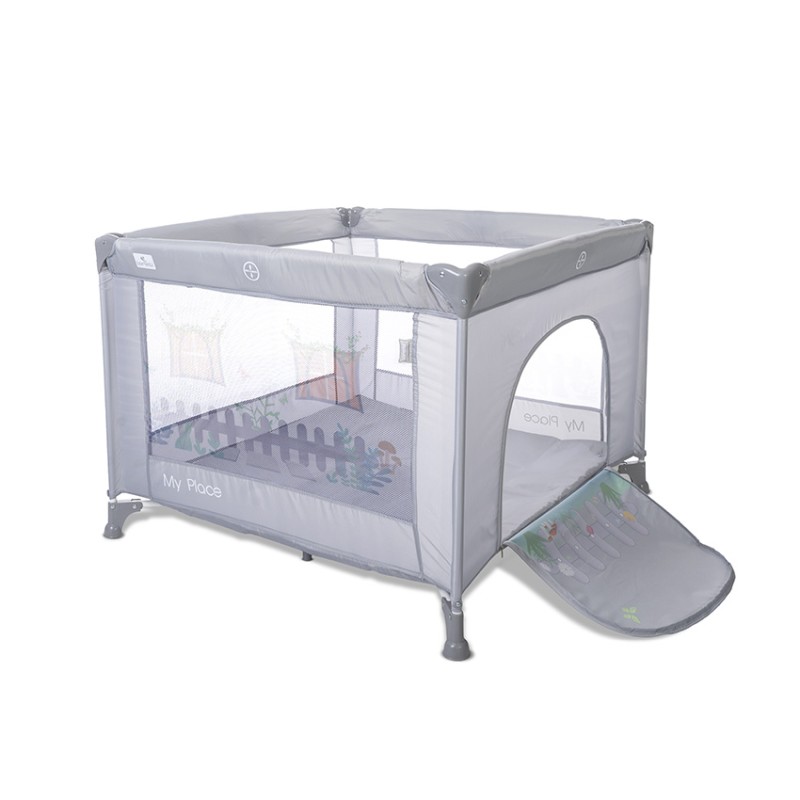 PLAYPEN MY PLACE WITH ROOF GREY
