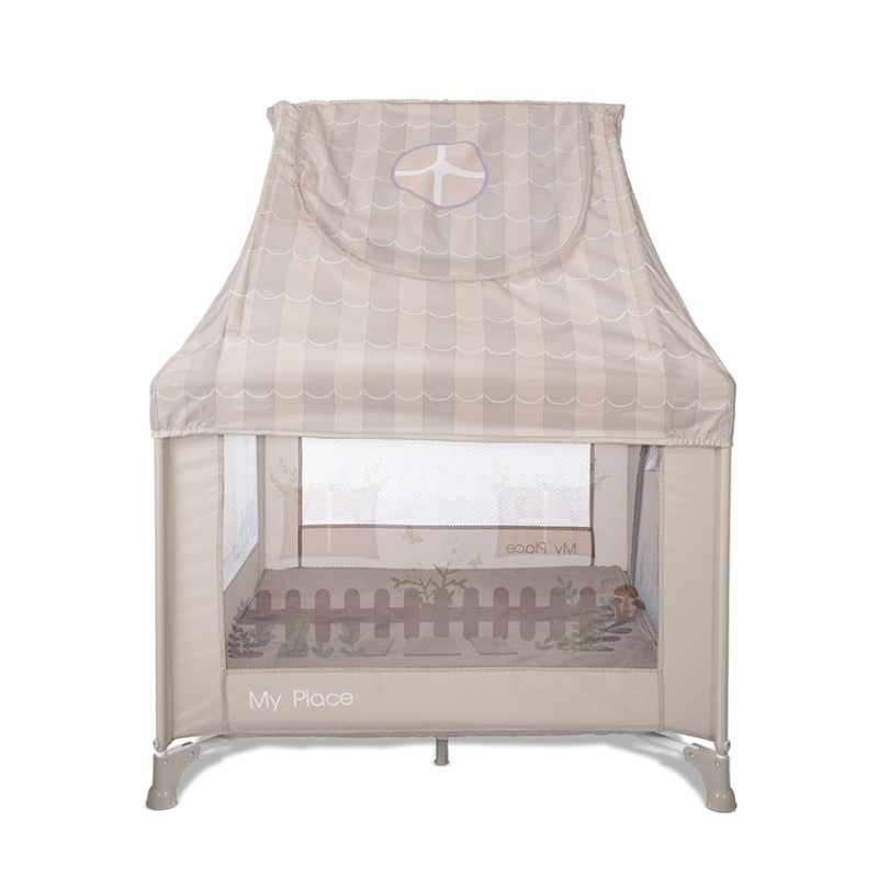 PLAYPEN MY PLACE WITH ROOF BEIGE