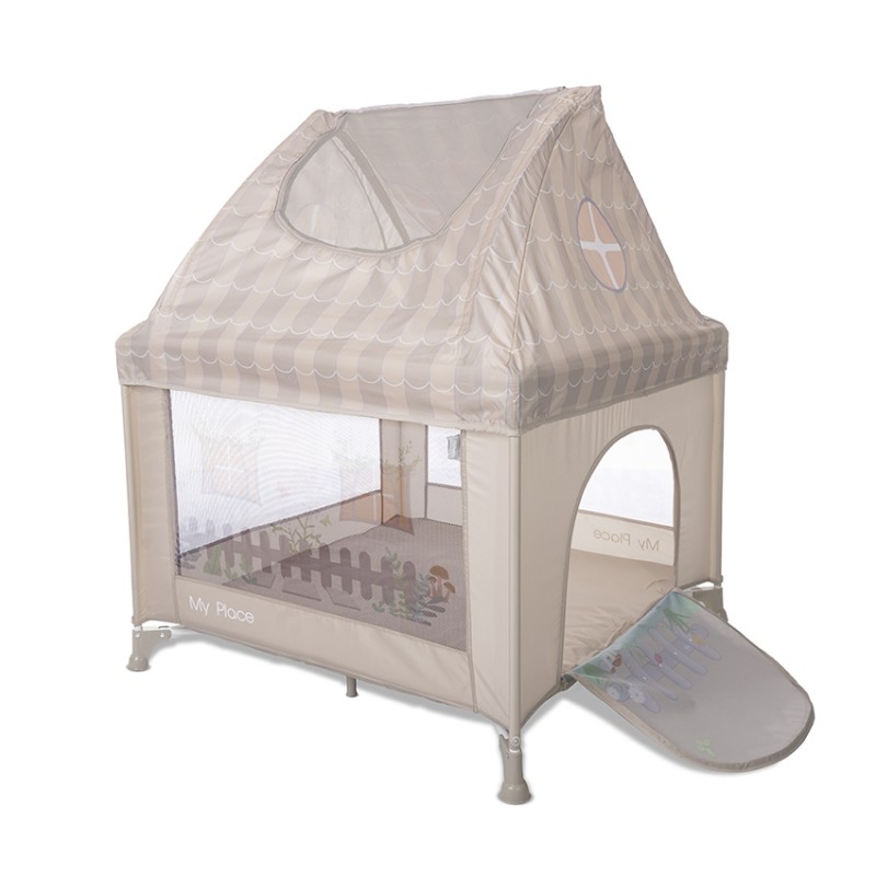 PLAYPEN MY PLACE WITH ROOF BEIGE