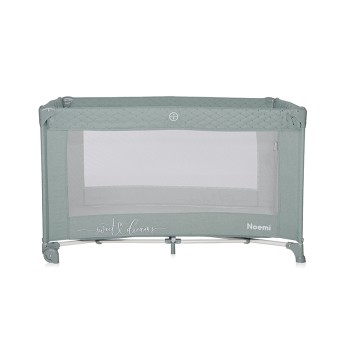 BABY COT NOEMI 1 LAYER ICEBERG GREEN STAR