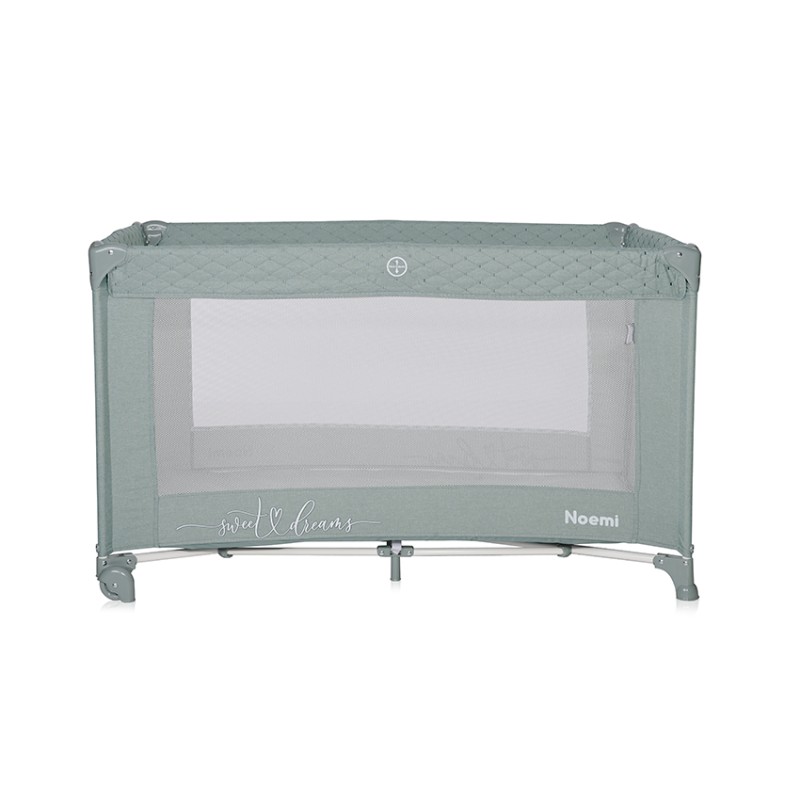 BABY COT NOEMI 1 LAYER ICEBERG GREEN STAR