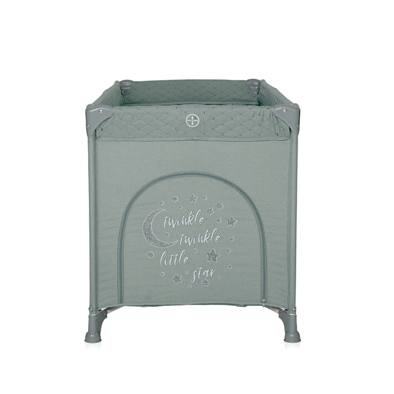 BABY COT NOEMI 1 LAYER ICEBERG GREEN STAR