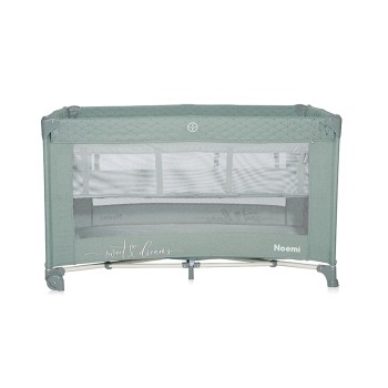 BABY COT NOEMI 2 LAYER ICEBERG GREEN STAR