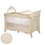 BABY COT NOEMI 2 LAYERS PLUS FOG BEIGE STAR