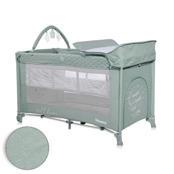 BABY COT NOEMI 2 LAYERS PLUS ICEBERG GREEN STAR
