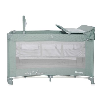 BABY COT NOEMI 2 LAYERS PLUS ICEBERG GREEN STAR