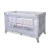 BABY COT SWEET HOME 2 LAYERS WITH ROOF GREY