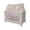 BABY COT SWEET HOME 2 LAYERS WITH ROOF BEIGE