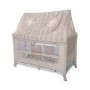 BABY COT SWEET HOME 2 LAYERS WITH ROOF BEIGE