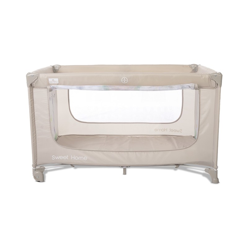 BABY COT SWEET HOME 2 LAYERS WITH ROOF BEIGE