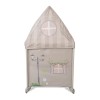 BABY COT SWEET HOME 2 LAYERS WITH ROOF BEIGE