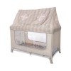 BABY COT SWEET HOME 2 LAYERS WITH ROOF BEIGE