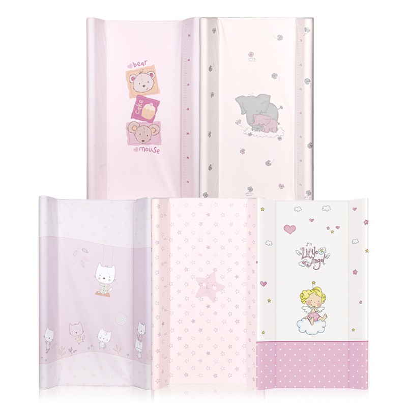 HARD DIAPER CHANGING MAT 50х70 CM PINK