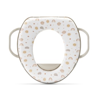 SOFT TRAINING SEAT WITH HANDLES PLANETS BEIGE